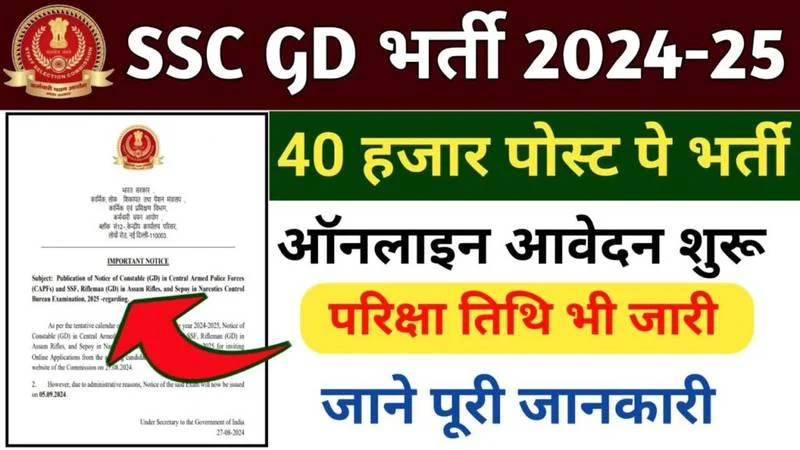 SSC GD Vacancy